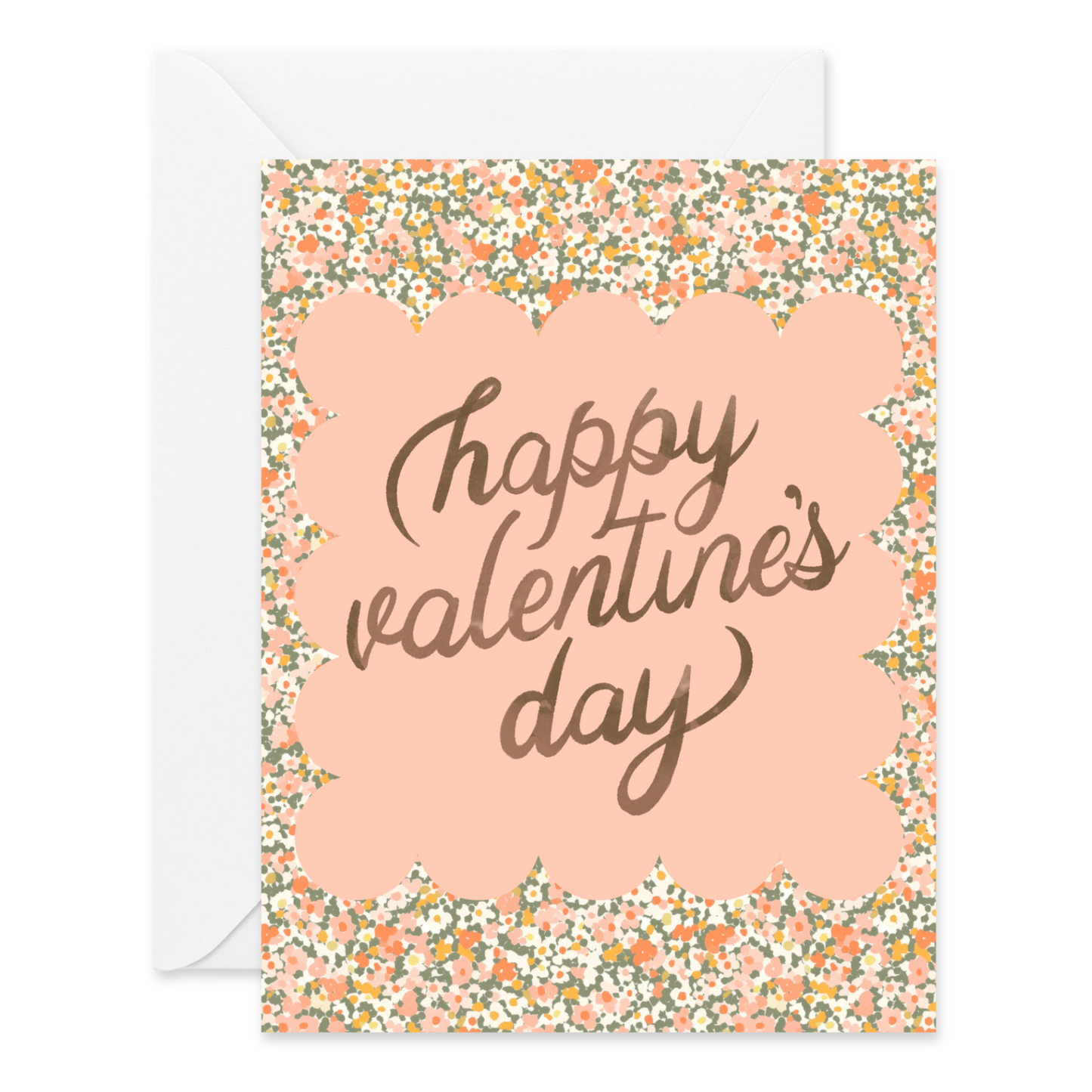 Happy Valentine's Day - Floral Card