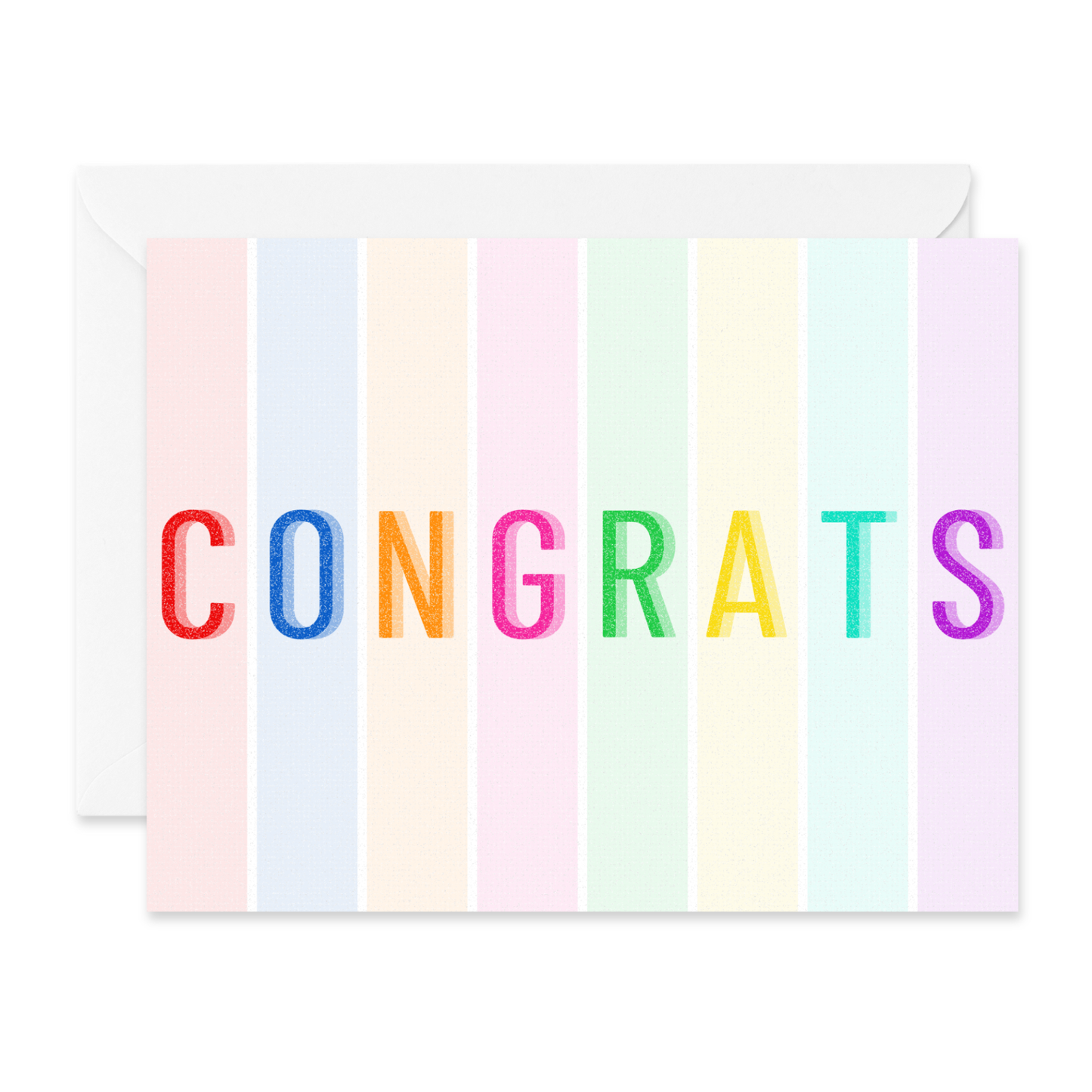 Congrats Rainbow Card