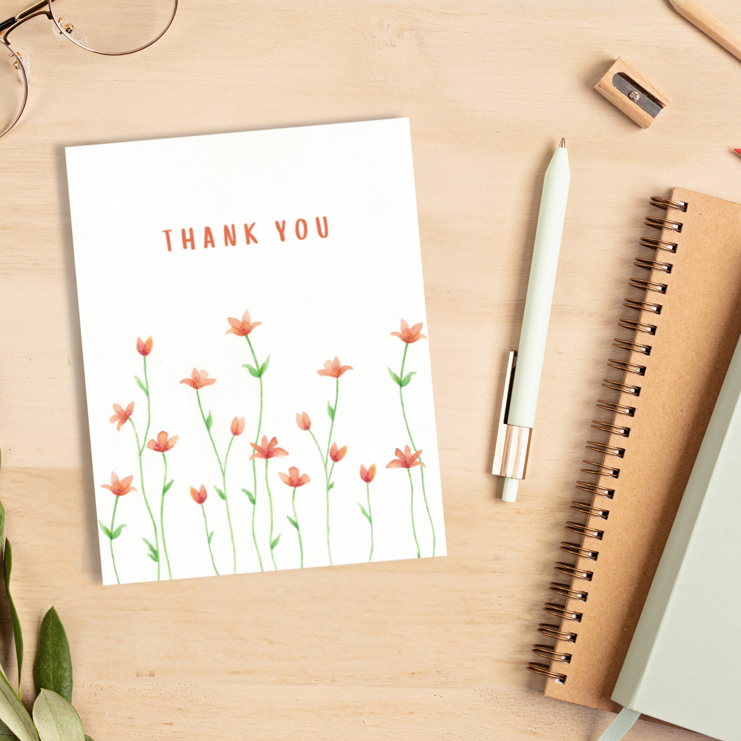 Blossoms Thank You Card