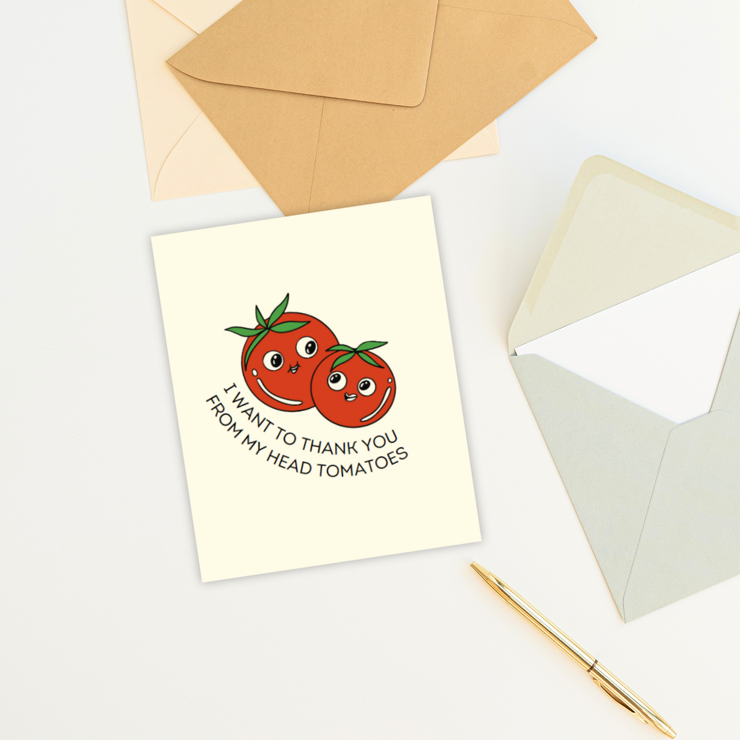 Tomato Thank You Card