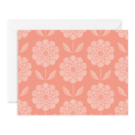 Large Blooms Note Card Box