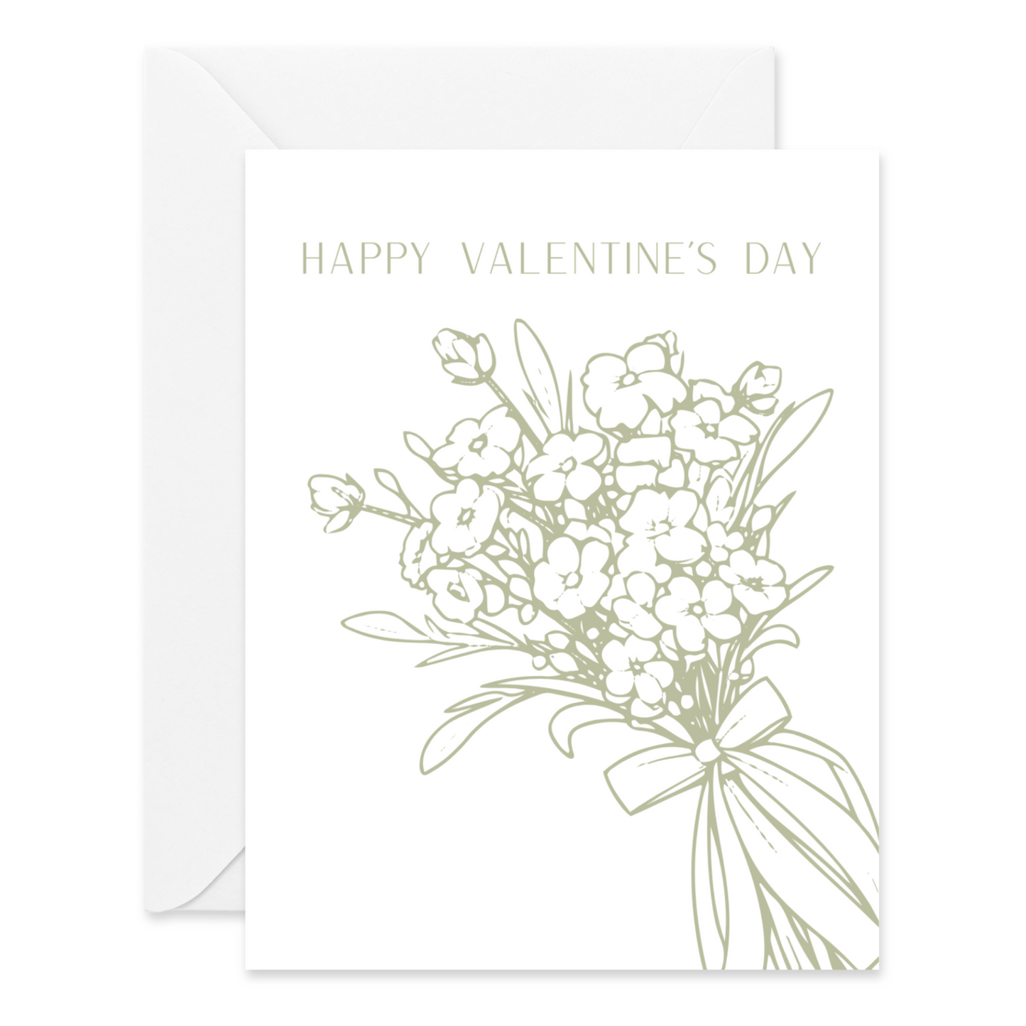 Valentine's Bouquet Card