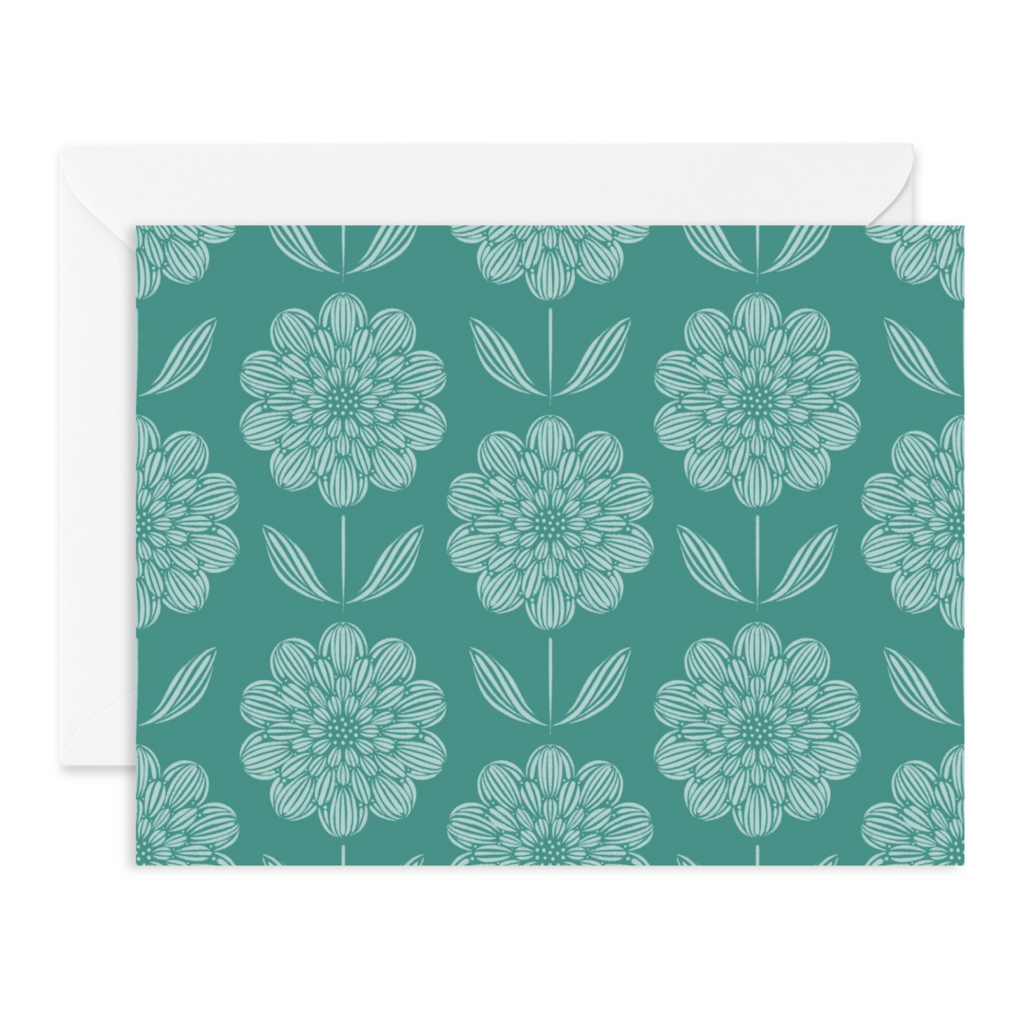 Large Blooms Note Card Box