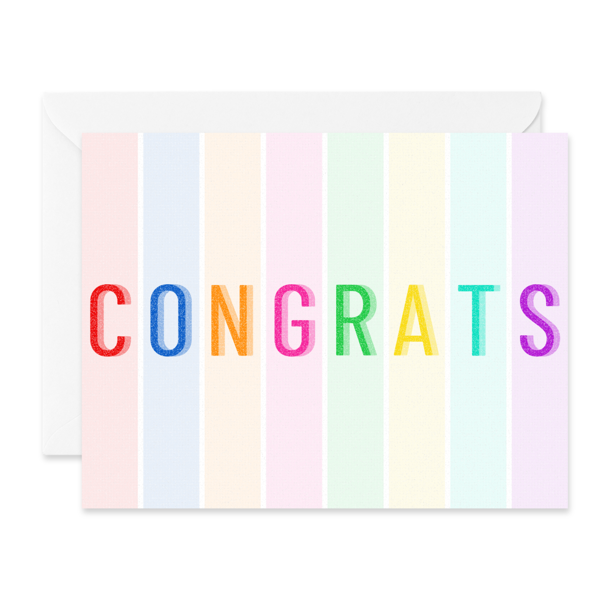 Congrats Rainbow Card – Sincerely June