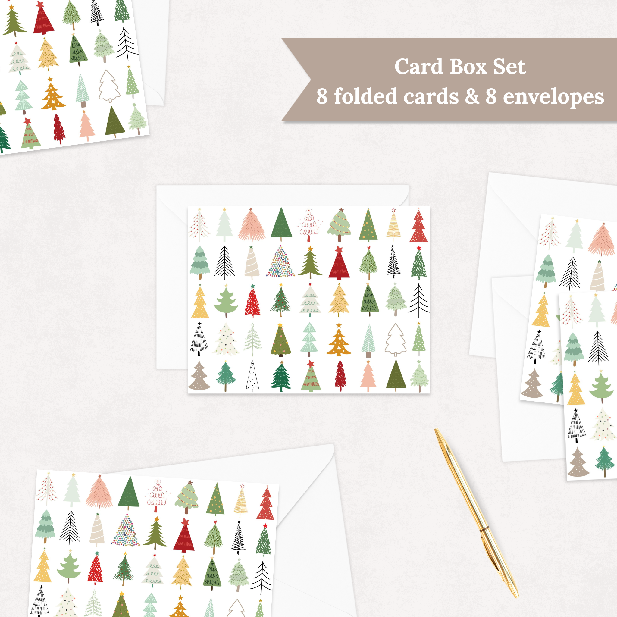 Little Tree Farm Card Box - Christmas Cards – Sincerely June